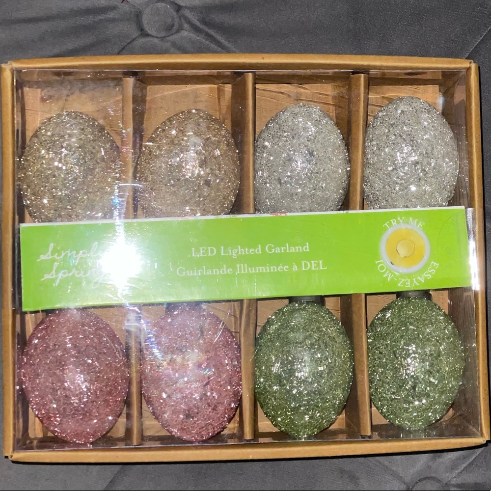 Beaded egg string lights - Picture 6 of 10